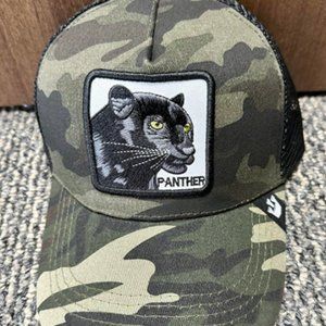 Camouflage Panther Snapback Trucker Hat